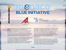 Tablet Screenshot of monacoblueinitiative.org